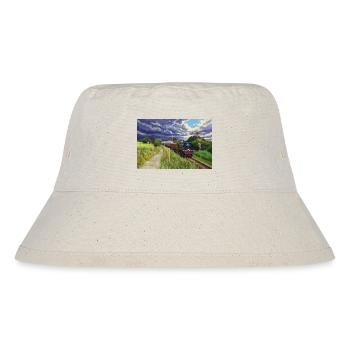 Heritage Express im Green Valley - Stanley/Stella recycelter Bucket Hat - Naturweiß - Vorne