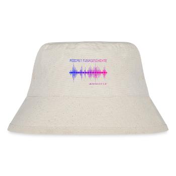 Podcast Musikgeschichte - Stanley/Stella recycelter Bucket Hat - Naturweiß - Vorne