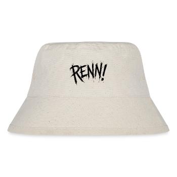 Renn! - Stanley/Stella recycelter Bucket Hat - Naturweiß - Vorne