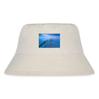Blaue Stunde am Weststrand - Stanley/Stella recycelter Bucket Hat - Naturweiß - Vorne