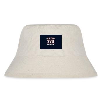 NY 770 Brooklyn - Stanley/Stella recycelter Bucket Hat - Naturweiß - Vorne
