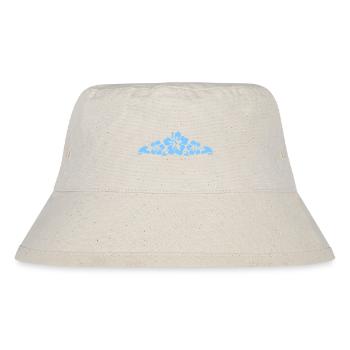 Hibiscus - Stanley/Stella recycelter Bucket Hat - Naturweiß - Vorne
