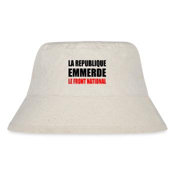 la republique emmerde le front national - Bob recyclé Stanley/Stella - blanc naturel - Devant
