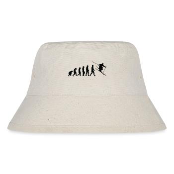 Skiing Ski Motif for Skier Skier - Stanley/Stella Recycled Bucket Hat - natural - Front