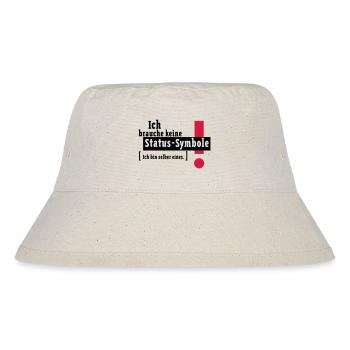 Status-Symbol - Stanley/Stella recycelter Bucket Hat - Naturweiß - Vorne