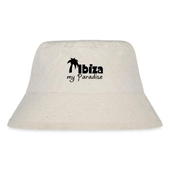 Ibiza Paradise Spanien Balearen Urlaub Geschenk - Stanley/Stella recycelter Bucket Hat - Naturweiß - Vorne