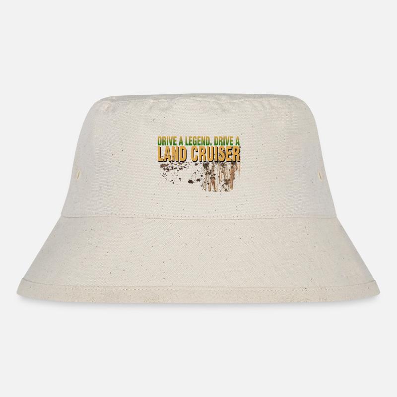 Landcruiser Drive A Legend - Stanley/Stella Recycled Bucket Hat - natural
