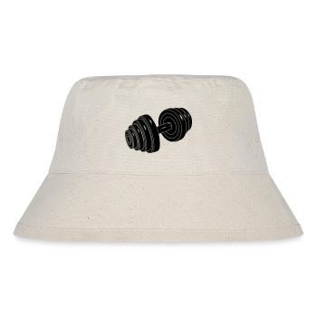 Dumbel gym weight - Stanley/Stella Recycled Bucket Hat - natural - Front