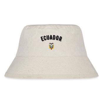 Ecuador - Stanley/Stella recycelter Bucket Hat - Naturweiß - Vorne