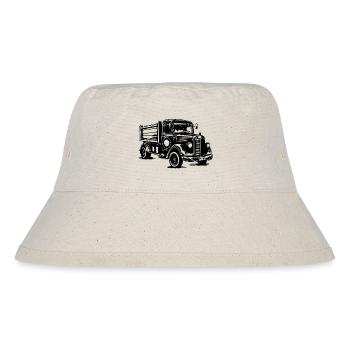 LKW Fahrer Truck Lastwagen - Stanley/Stella recycelter Bucket Hat - Naturweiß - Vorne