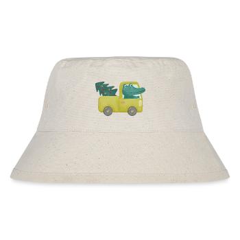 Weihnachten - Stanley/Stella recycelter Bucket Hat - Naturweiß - Vorne