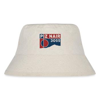 Piz Nair Höhe Wandern St Moritz Seilbahn - Stanley/Stella recycelter Bucket Hat - Naturweiß - Vorne