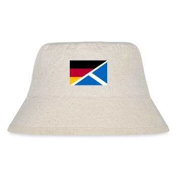 Deutschland Schottland Flagge - Stanley/Stella recycelter Bucket Hat - Naturweiß - Vorne