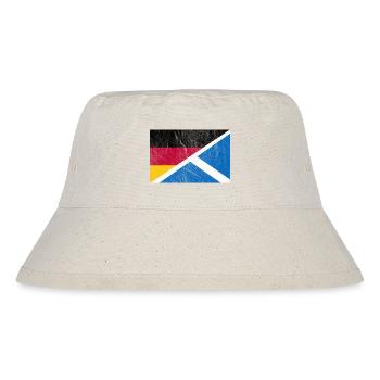 Drapeau de l’Ecosse Allemagne Vintage - Bob recyclé Stanley/Stella - blanc naturel - Devant