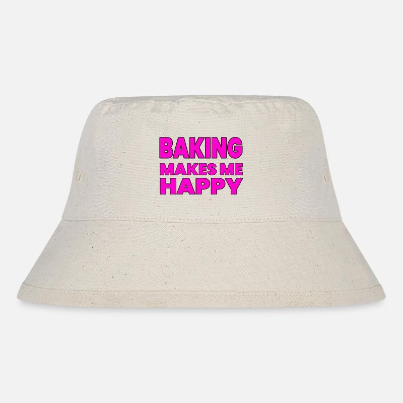 Backen - Stanley/Stella recycelter Bucket Hat - Naturweiß