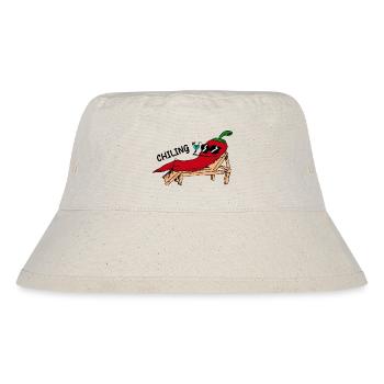 Lustiges Bild Witzig Humor Geschenkidee - Stanley/Stella recycelter Bucket Hat - Naturweiß - Vorne