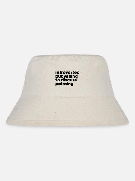 Maler Maler Maler Maler - Stanley/Stella recycelter Bucket Hat - Naturweiß