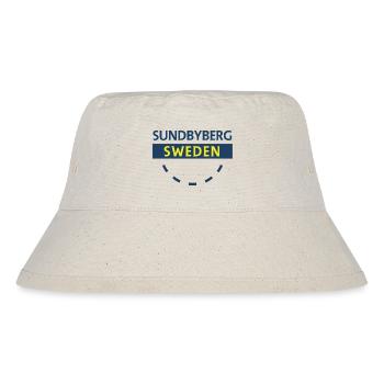 Sundbyberg Schweden Retro Uhrenmuster - Stanley/Stella recycelter Bucket Hat - Naturweiß - Vorne