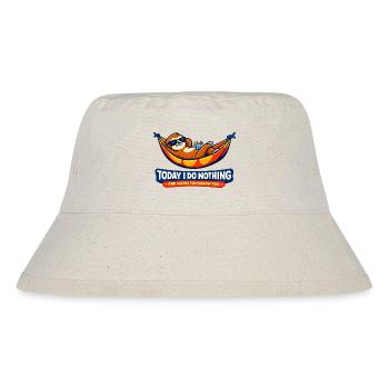 Lazy day in the hammock - Stanley/Stella Recycled Bucket Hat - natural - Front