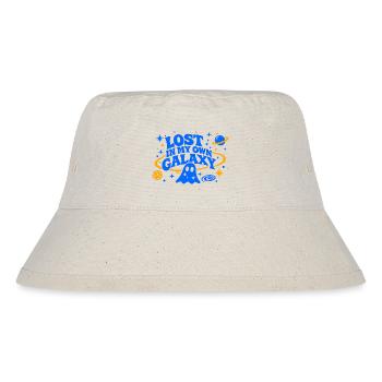 LOST IN MY OWN GALAXY - Stanley/Stella recycelter Bucket Hat - Naturweiß - Vorne