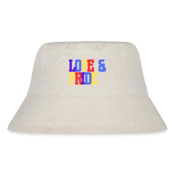 Arc-en-ciel Amour et Fierté - Bob recyclé Stanley/Stella - blanc naturel - Devant