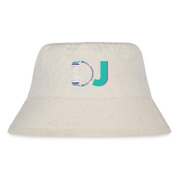 DJ Kopfhörer Musik DJing Discjockey Musiker DJ - Stanley/Stella recycelter Bucket Hat - Naturweiß - Vorne