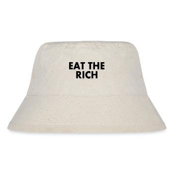 Eat the rich - Stanley/Stella Recycled Bucket Hat - natural - Front