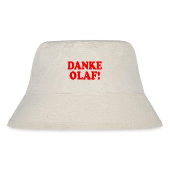Thank you olaf - Stanley/Stella Recycled Bucket Hat - natural - Front