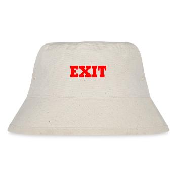 Exit - Stanley/Stella recycelter Bucket Hat - Naturweiß - Vorne