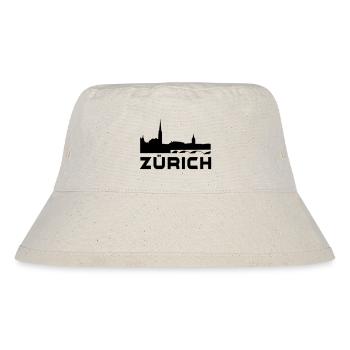 Zürich - Stanley/Stella recycelter Bucket Hat - Naturweiß - Vorne