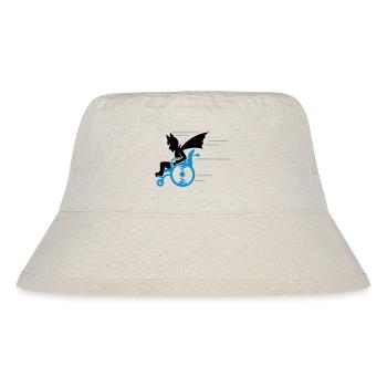 senior superhero (3c) - Stanley/Stella recycelter Bucket Hat - Naturweiß - Vorne