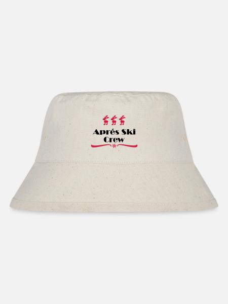 apres ski - Stanley/Stella recycelter Bucket Hat - Naturweiß