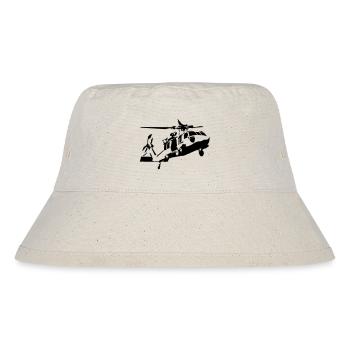 Hubschrauber - Stanley/Stella recycelter Bucket Hat - Naturweiß - Vorne