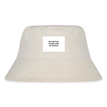 Schnitzel - Stanley/Stella recycelter Bucket Hat - Naturweiß - Vorne
