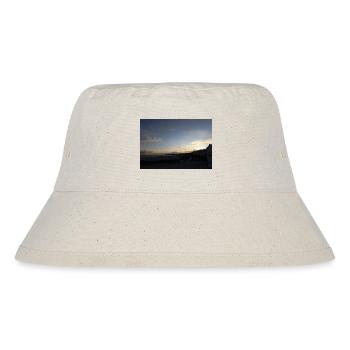 ostsee bild - Stanley/Stella recycelter Bucket Hat - Naturweiß - Vorne