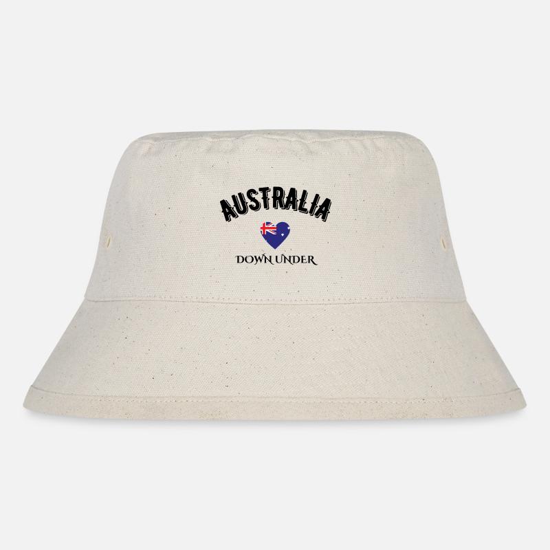 australia down under - Stanley/Stella Recycled Bucket Hat - natural