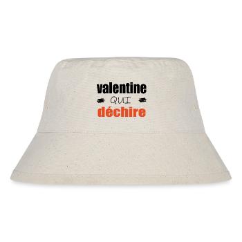 Valentine Qui Déchire Couple Saint Valentin Humour - Bob recyclé Stanley/Stella - blanc naturel - Devant