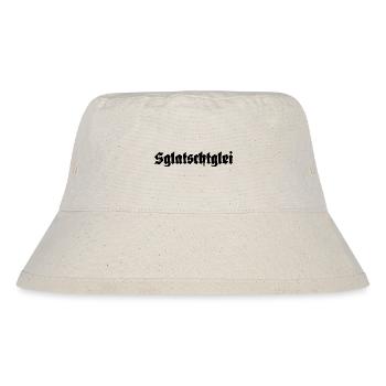 Sglatschglei Ostdeutsch Ossi Spruch - Stanley/Stella recycelter Bucket Hat - Naturweiß - Vorne