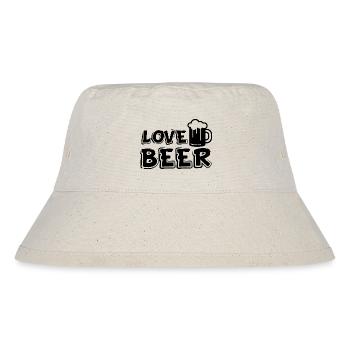 Lustiger Bier Spruch Geschenkidee Party - Stanley/Stella recycelter Bucket Hat - Naturweiß - Vorne