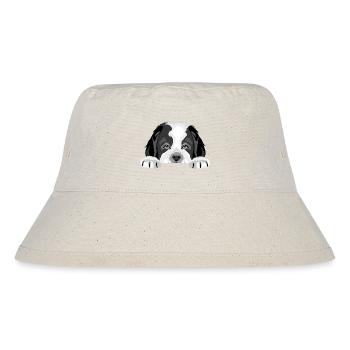 Spannender Bernhardinerwelpe - Stanley/Stella recycelter Bucket Hat - Naturweiß - Vorne