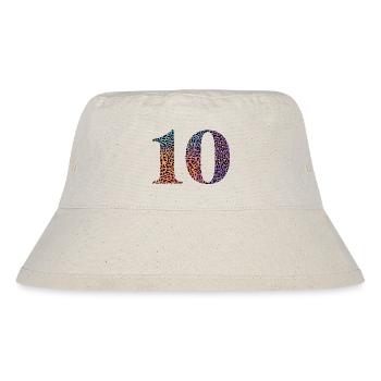 10th Anniversary Leopard - Stanley/Stella Recycled Bucket Hat - natural - Front