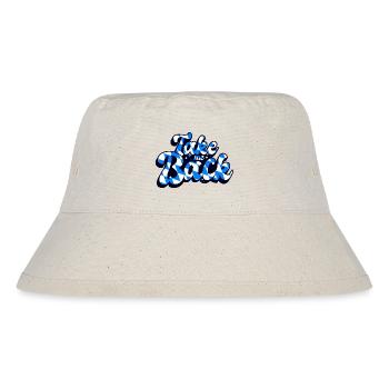 Bayern Flagge Used Look Bayerische Fahne Vintage - Stanley/Stella recycelter Bucket Hat - Naturweiß - Vorne