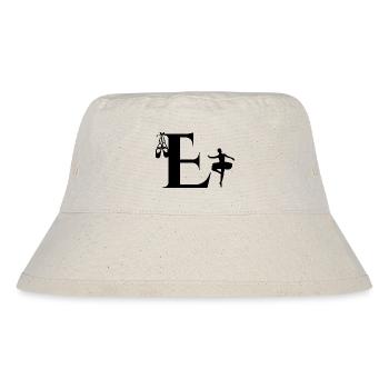 Buchstabe e Ballerina - Stanley/Stella recycelter Bucket Hat - Naturweiß - Vorne