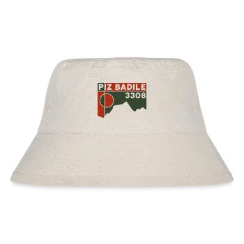 Piz Badile Nordgrat Bergführer Besteigung Souvenir - Stanley/Stella recycelter Bucket Hat - Naturweiß - Vorne