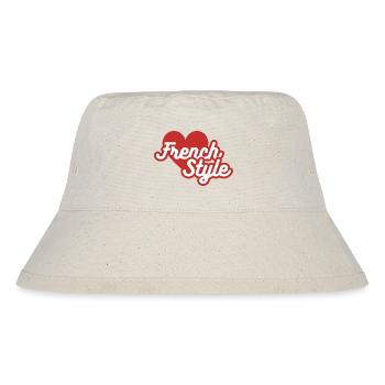 Der französische Stil - Stanley/Stella recycelter Bucket Hat - Naturweiß - Vorne
