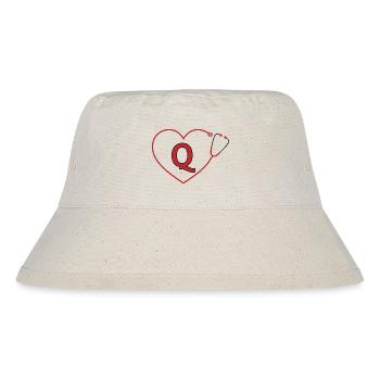 Letter q stethoscope - Stanley/Stella Recycled Bucket Hat - natural - Front