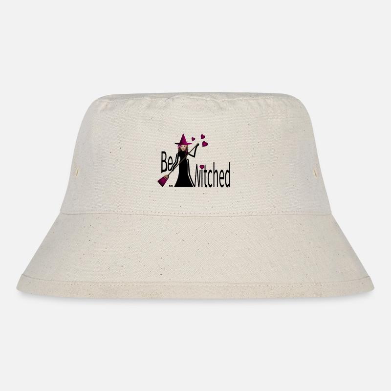 Hexe - Stanley/Stella recycelter Bucket Hat - Naturweiß