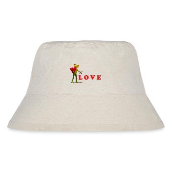 Graines d’amour avec coeur et comestibilité de la graine - Bob recyclé Stanley/Stella - blanc naturel - Devant