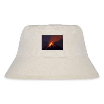 Intensiver Vulkanausbruch Feuer Pferd - Stanley/Stella recycelter Bucket Hat - Naturweiß - Vorne