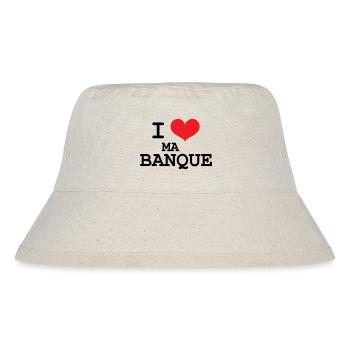 J’aime ma banque - Bob recyclé Stanley/Stella - blanc naturel - Devant